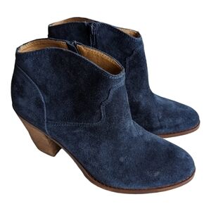 Lucky Brand Eller Blue Suede Boots Women's Size 12M
